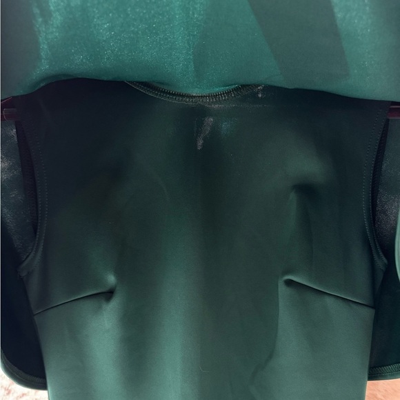 Club L London Green Cape Dress - Picture 8 of 16